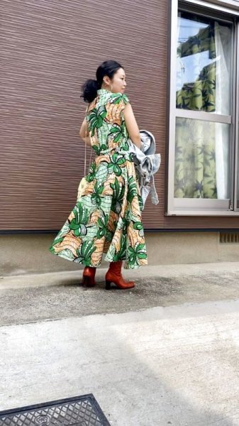 画像9: 《受注製作》ドッキングシャツドレス (9)