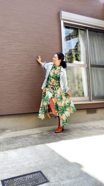 画像11: 《受注製作》ドッキングシャツドレス (11)