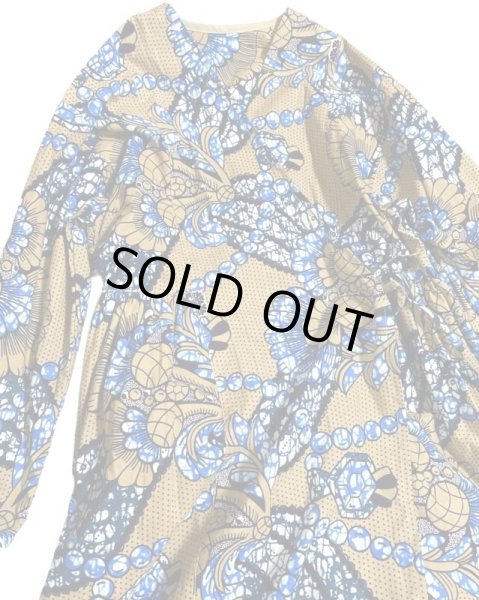 画像10: 即納☆送料無料☆カシュクールドレス／ロングスリーブ (10)