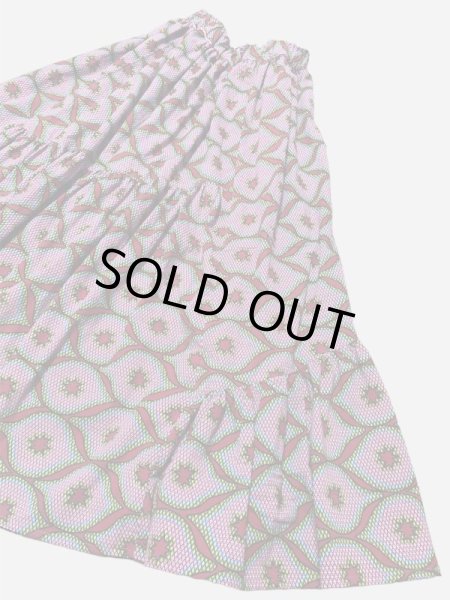 画像2: 即納☆送料無料☆ランダムギャザーティアードスカート／ディテールヘムタイプ (2)