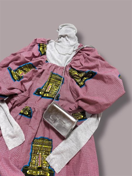 画像24: 【追加しました】即納☆送料無料☆ボリュームスリーブデザインドレス／ディテールギャザーネック (24)