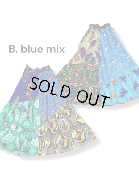 画像5: 即納☆ランダムギャザーティアードスカート／special mix (5)