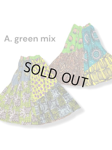 画像3: 即納☆ランダムギャザーティアードスカート／special mix (3)